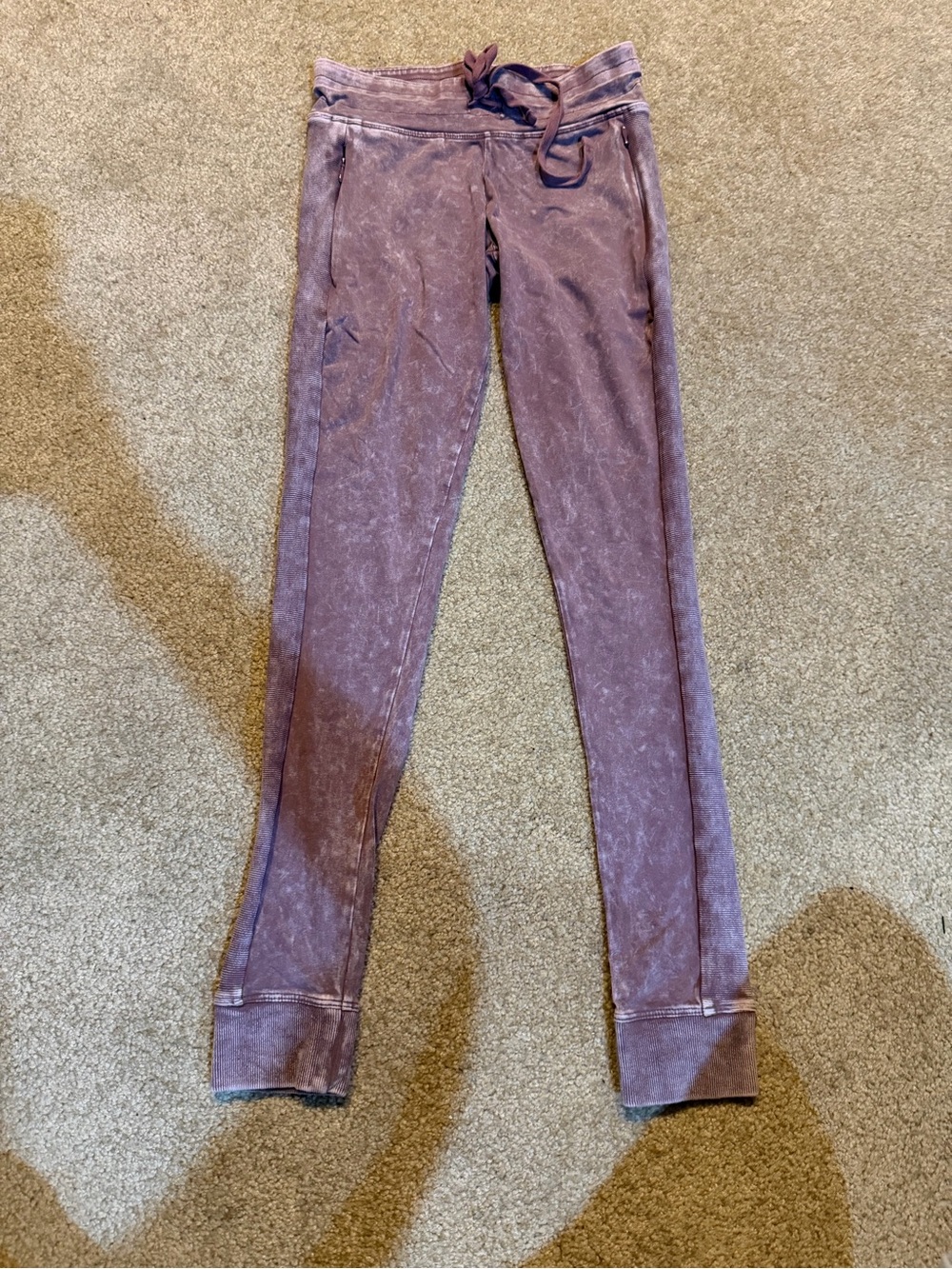 PINK Victoria's Secret Yoga Leggings in Dusty Plum